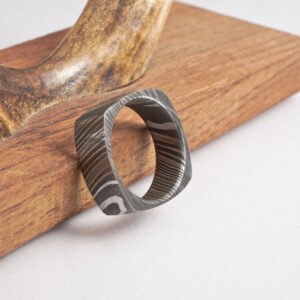 Damascus Ring for Unisex